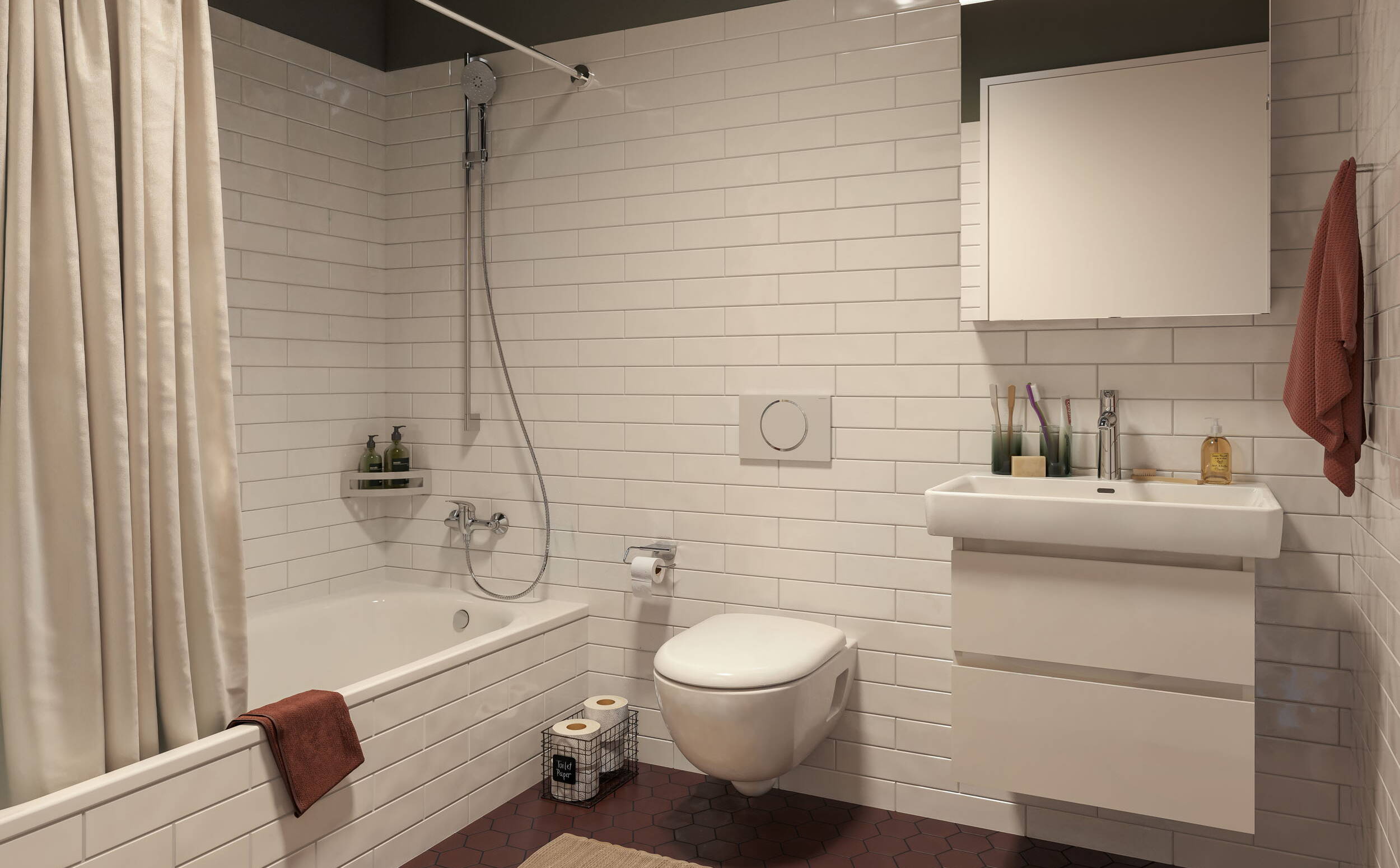 Wohnungstyp «Comfort», Bad